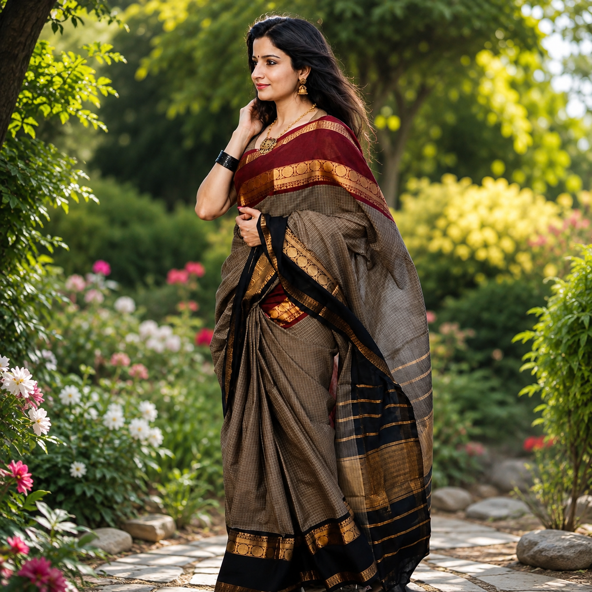 Traditional Narayanpet Cotton Saree