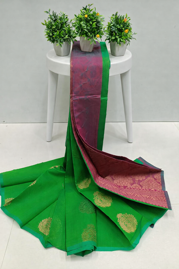 Elegant Fancy Silk Cotton Saree