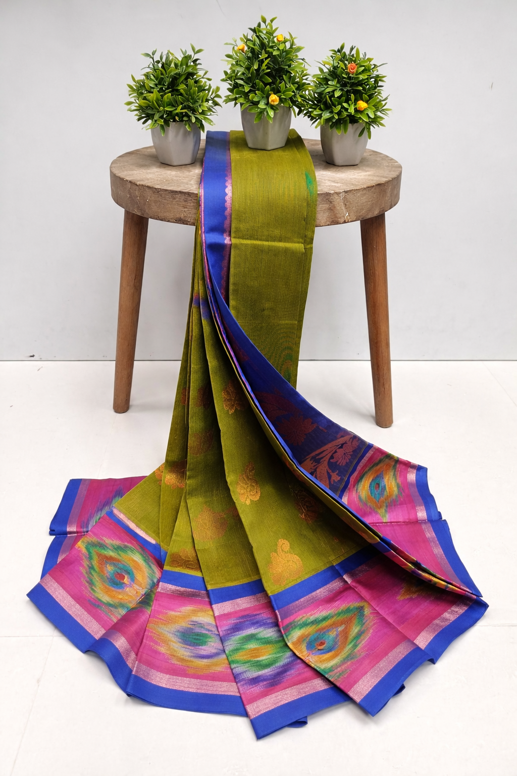 Elegant Fancy Silk Cotton Saree