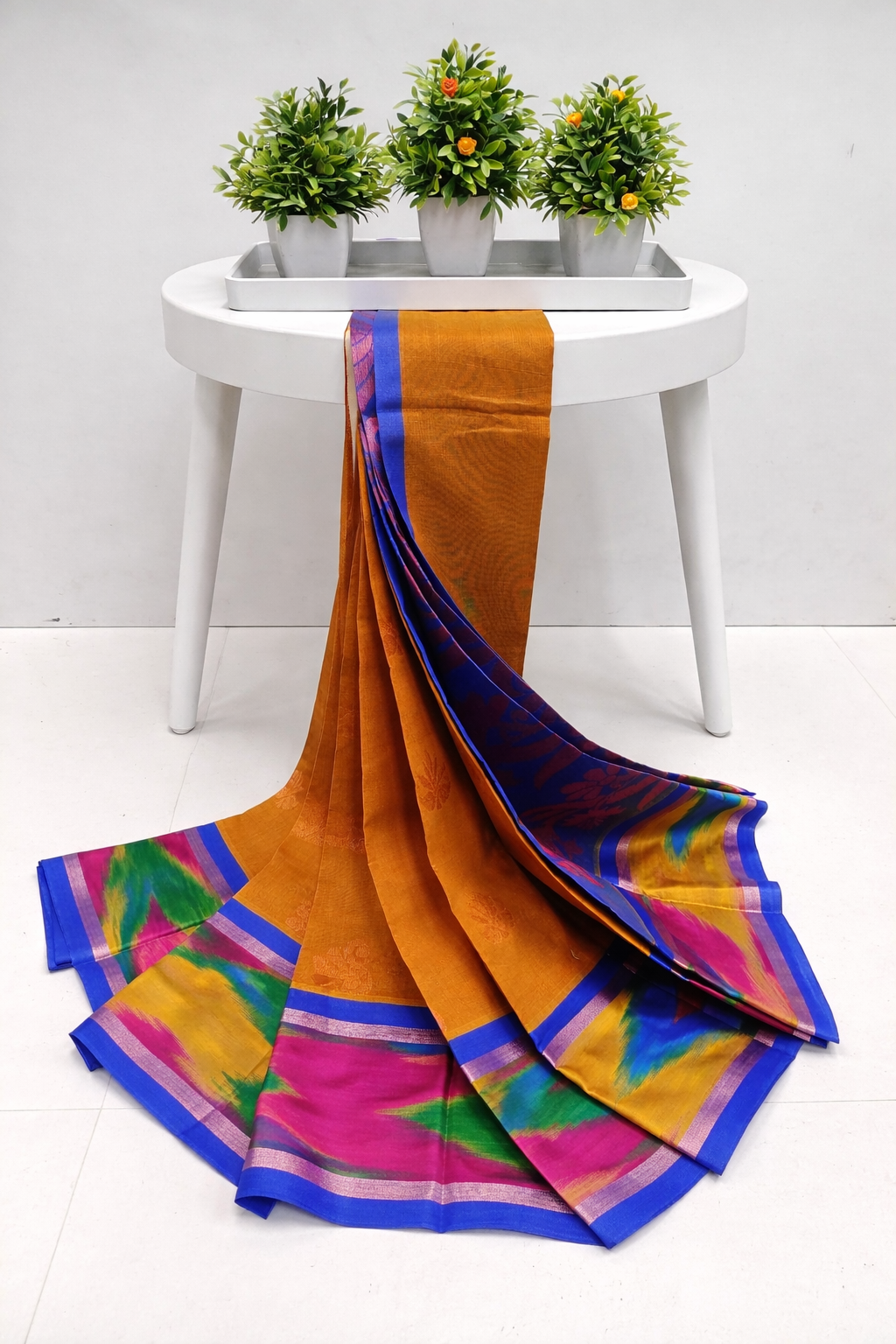 Elegant Fancy Silk Cotton Saree