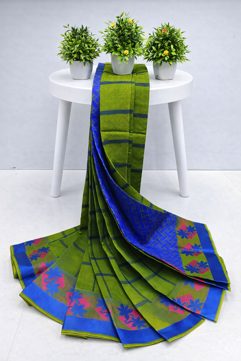 Elegant Fancy Silk Cotton Saree