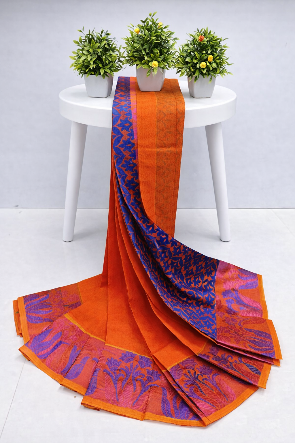 Elegant Fancy Silk Cotton Saree