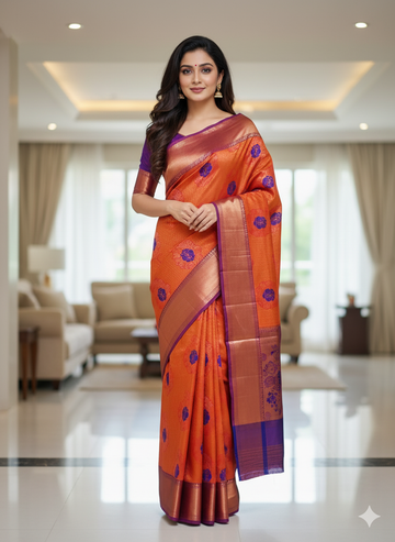 Premium Wedding Kanjivaram Soft Silk Saree