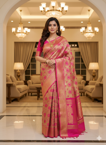 Premium Wedding Kanjivaram Soft Silk Saree