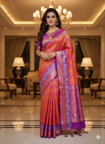Premium Wedding Kanjivaram Soft Silk Saree