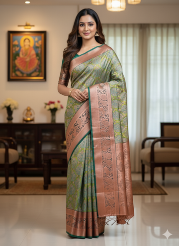 Premium Wedding Kanjivaram Soft Silk Saree