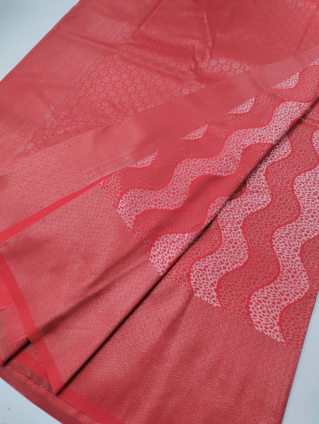 Regal Red Silk Wedding Saree – Unique Designer Edition