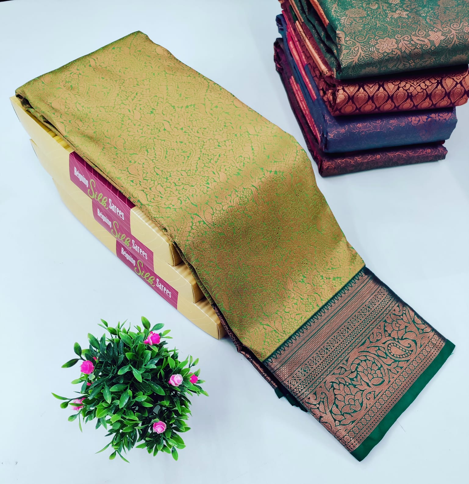 Light Green Alaya  Silk Saree – Fresh Elegance for the Modern Bride