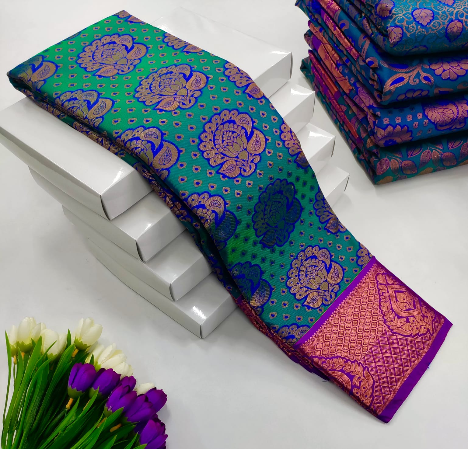 The Royal Choice for Grand Celebrations MAYIL SILK SAREE