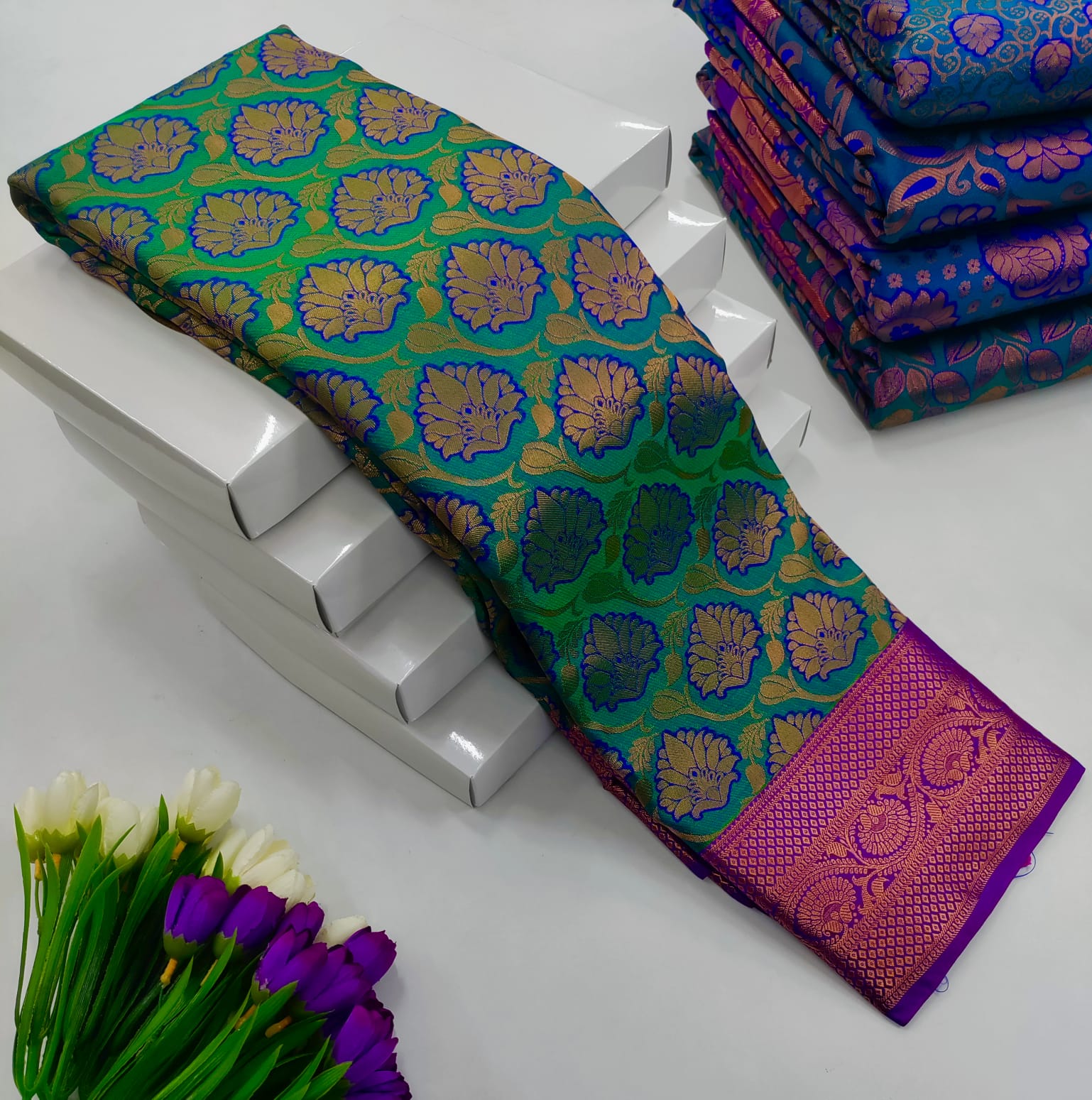 The Royal Choice for Grand Celebrations MAYIL SILK SAREE