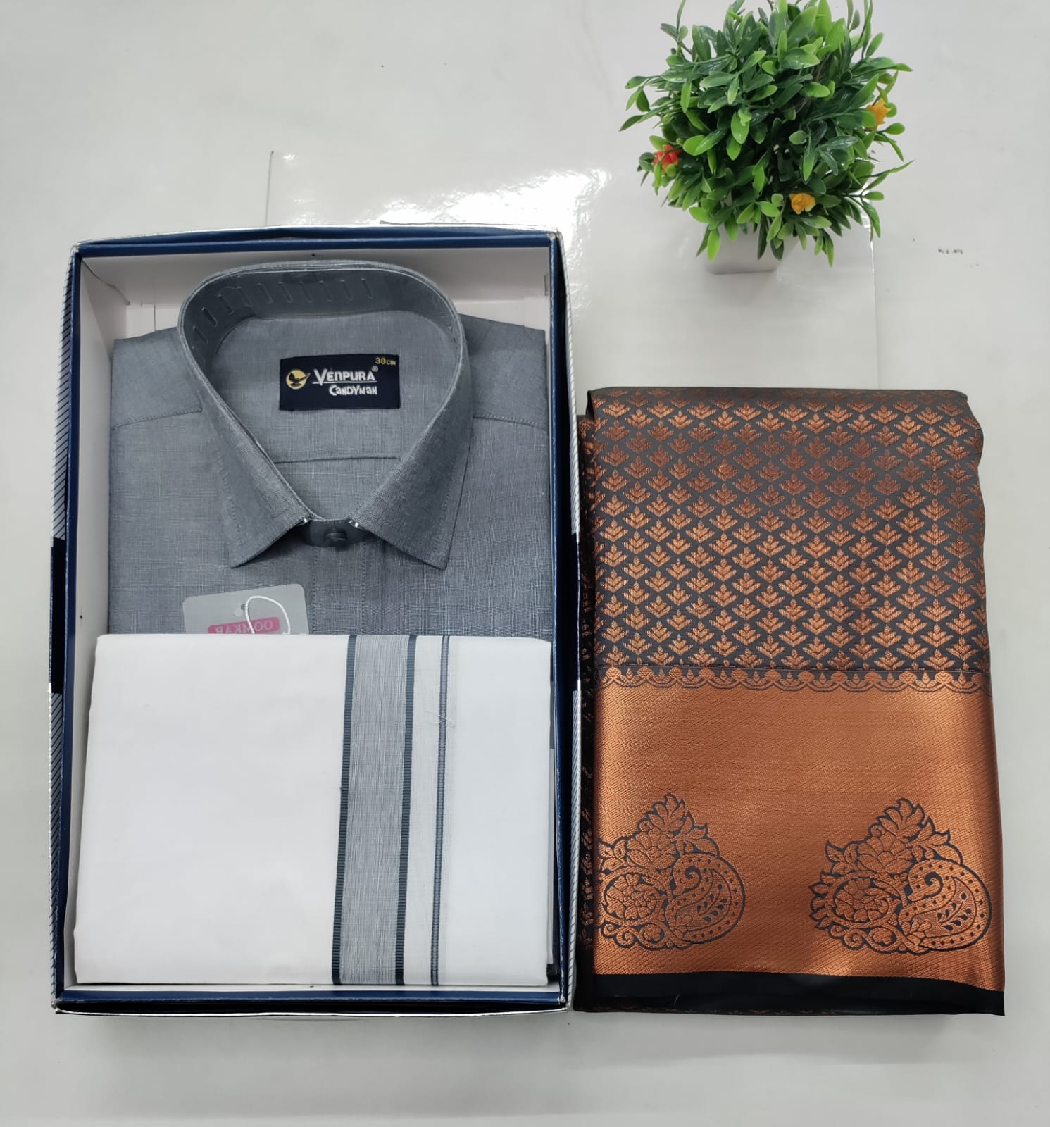 Grey Premium Couple Combo Set