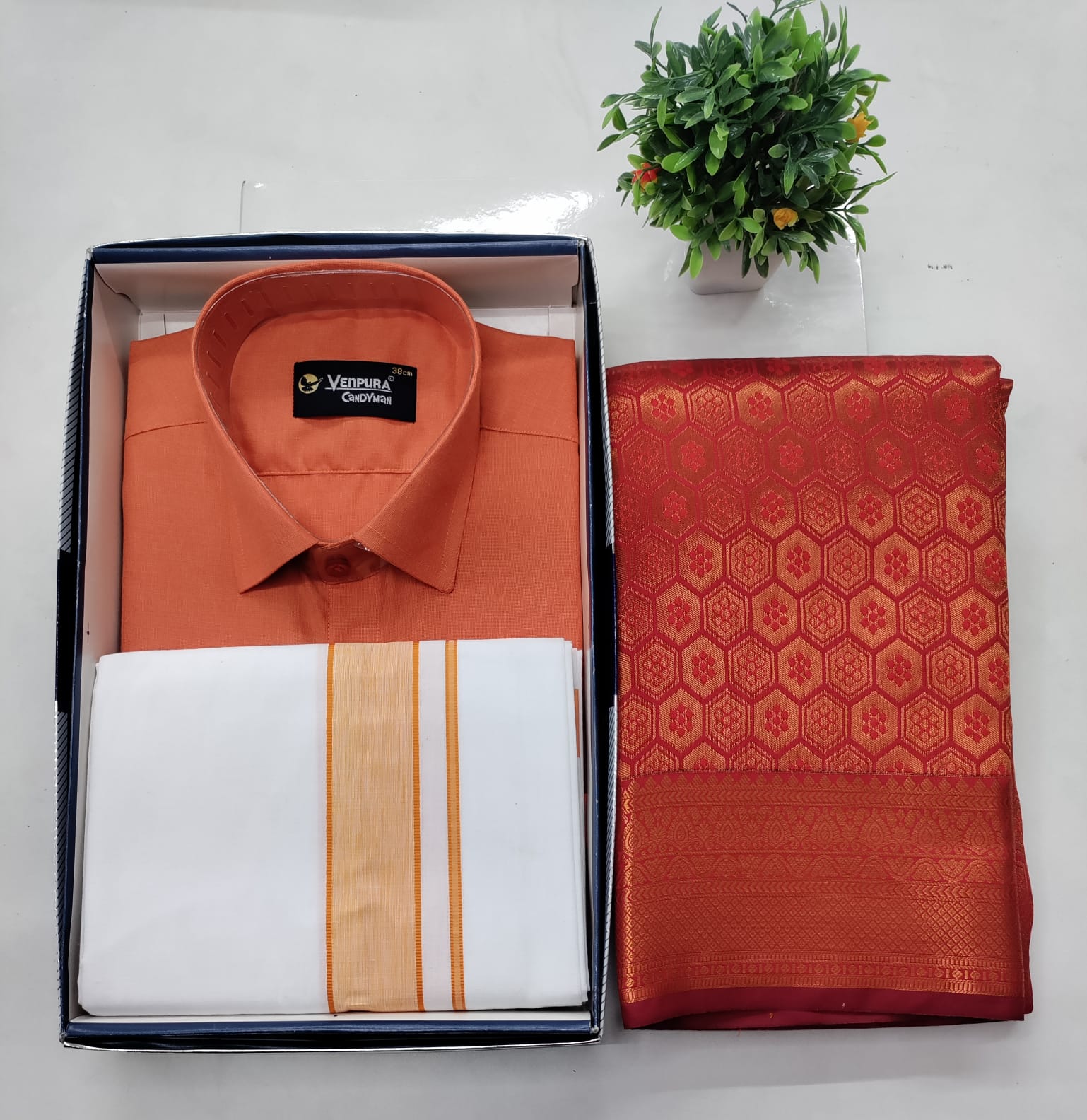 Orange Premium Couple Combo Set