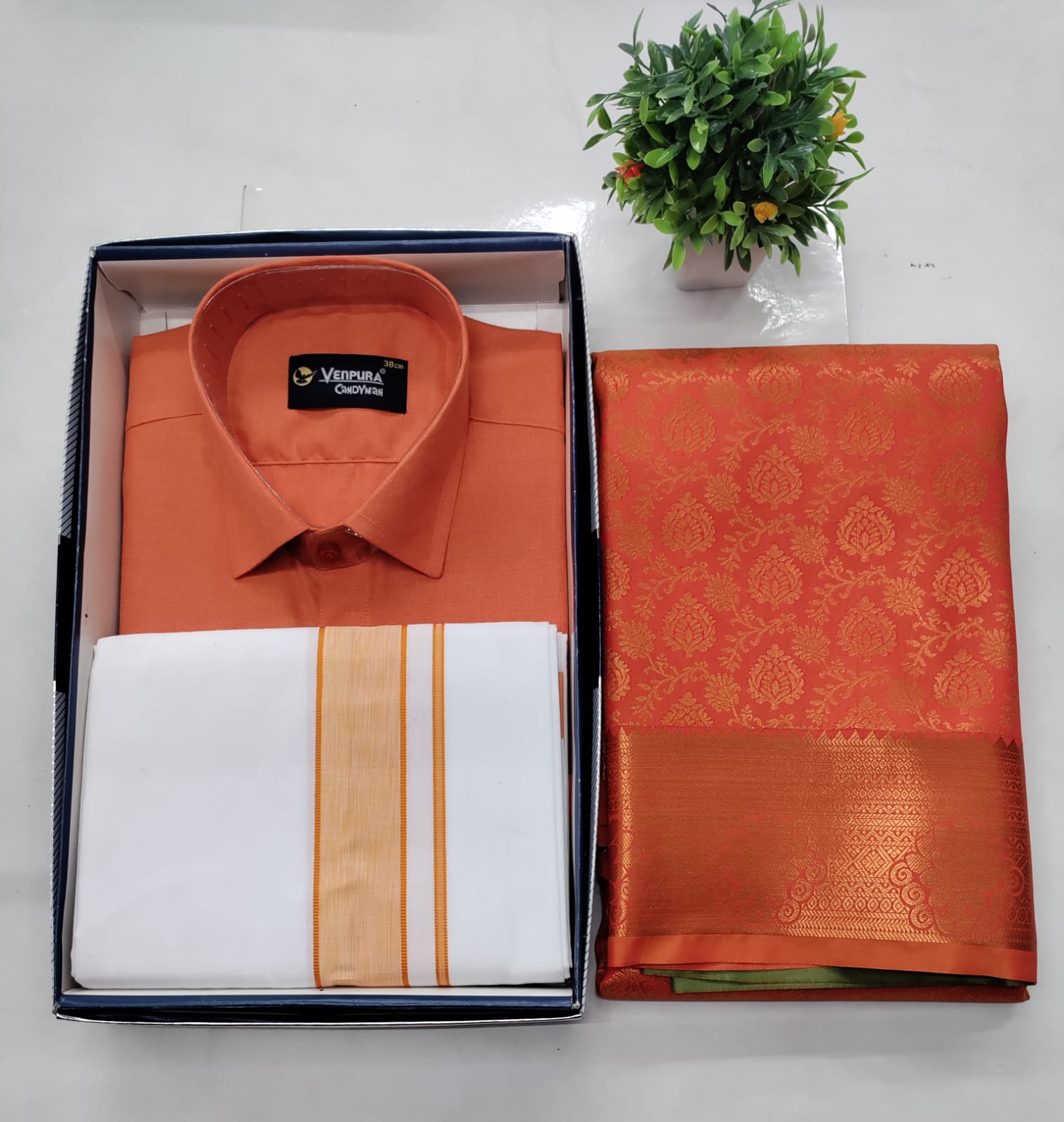 Orange Premium Couple Combo Set
