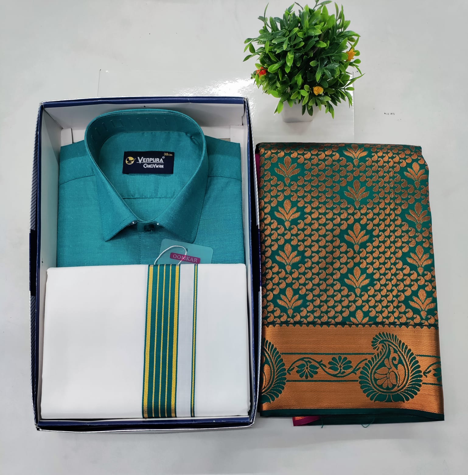 Teal Premium Couple Combo Set