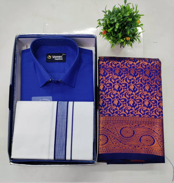 👑 Royal Blue Premium Couple Combo Set