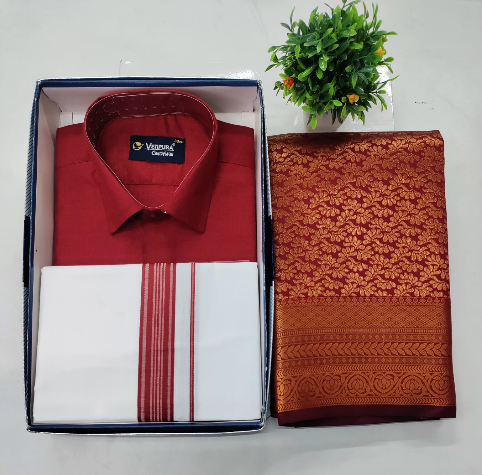 ❤️ Meroon Premium Couple Combo Set