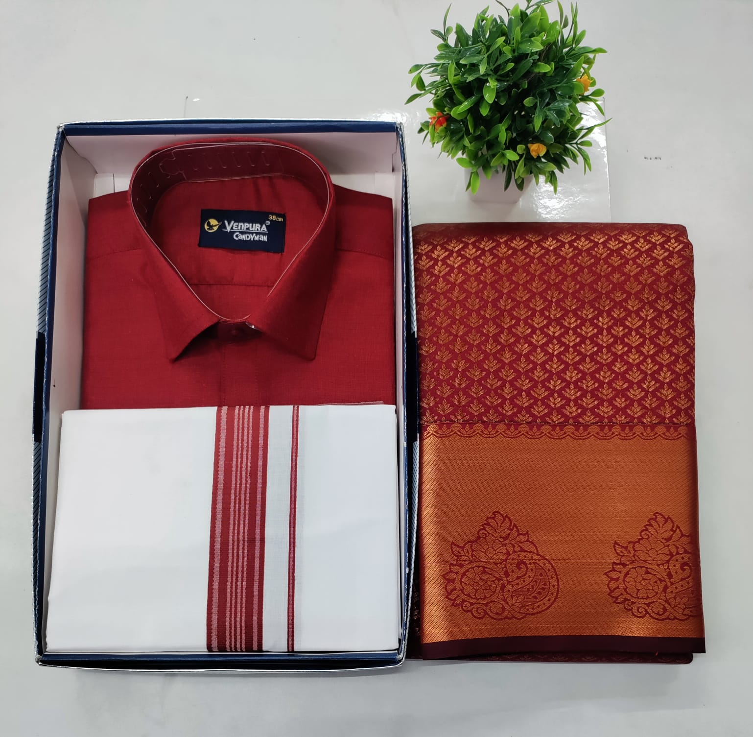 ❤️ Meroon Premium Couple Combo Set