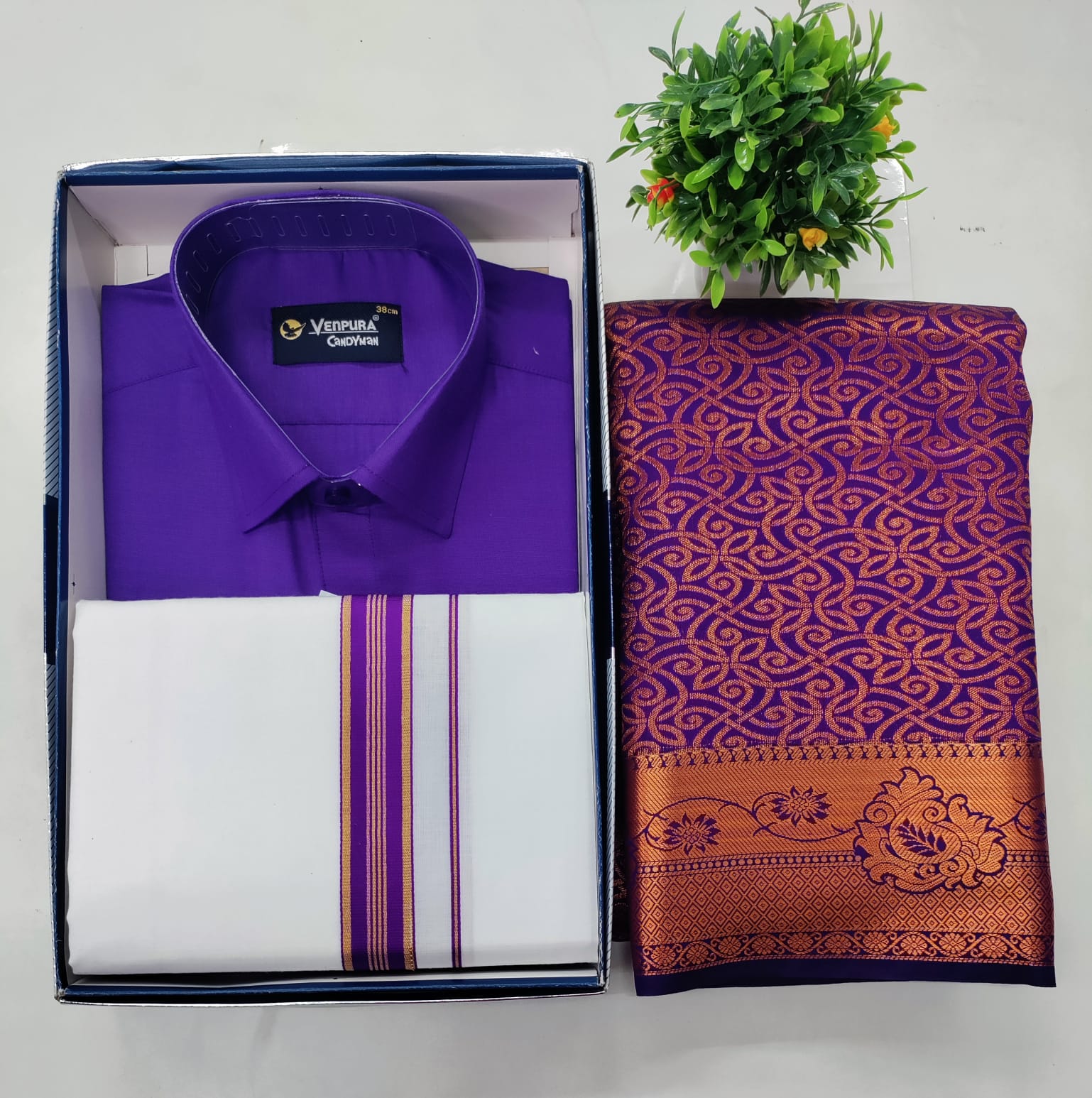 💜 Violet Premium Couple Combo Set