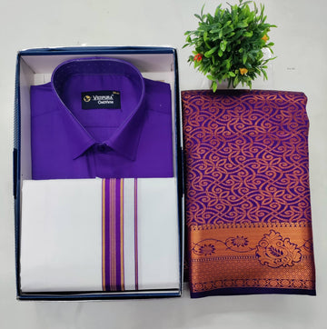 💜 Violet Premium Couple Combo Set