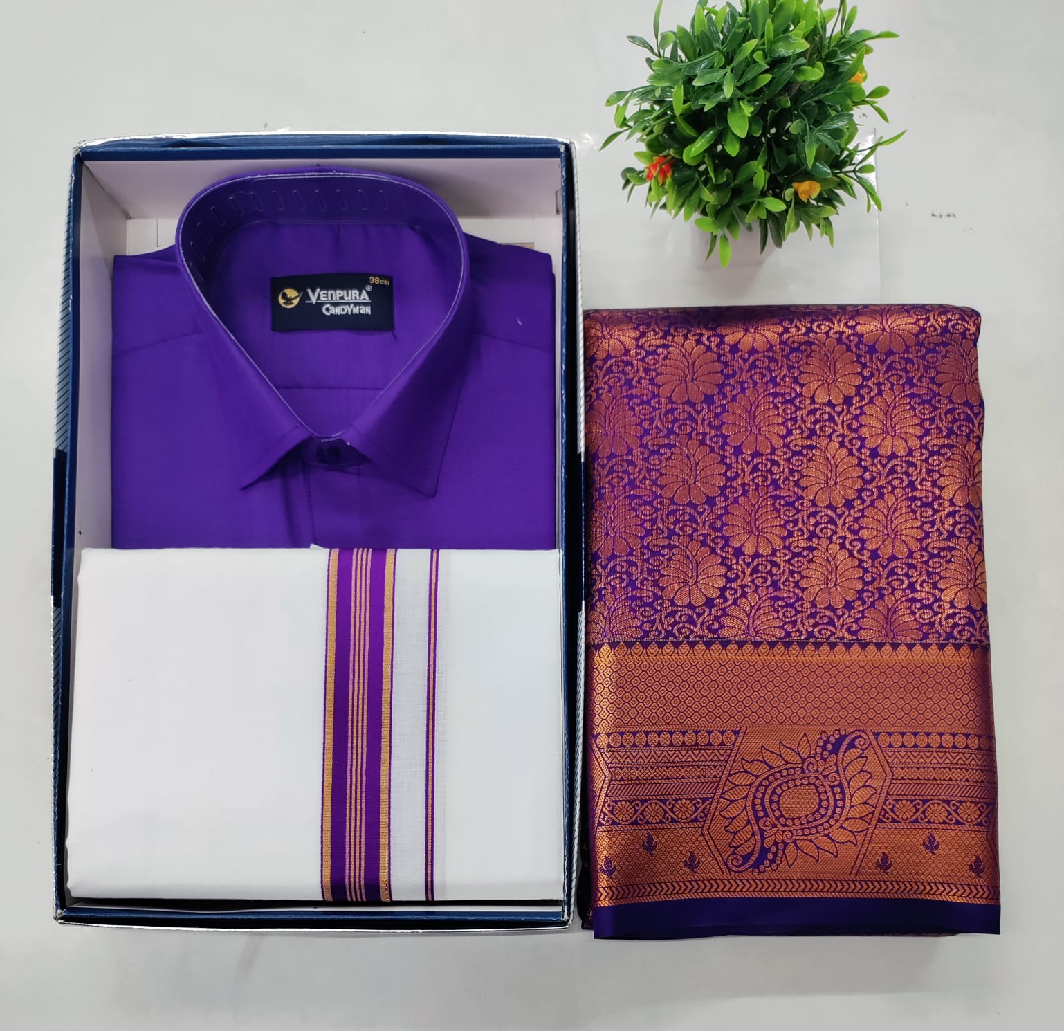 💜 Violet Premium Couple Combo Set