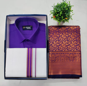 💜 Violet Premium Couple Combo Set