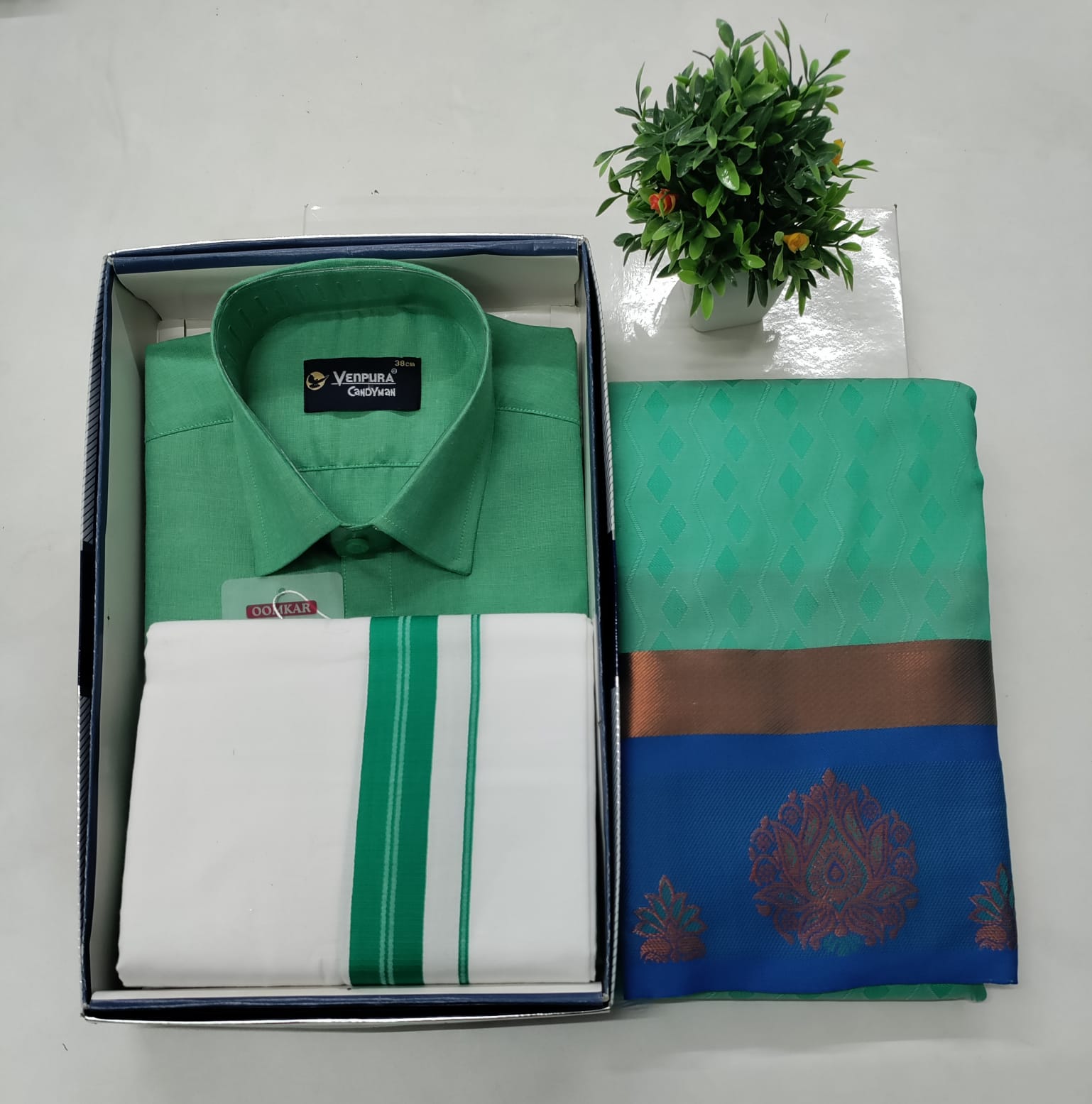 🌟 Premium Couple Combo Set – Green
