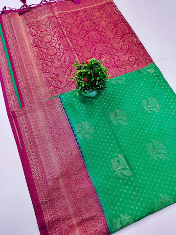 ✨ Elegant Joragat Visco – Green Pink Grace