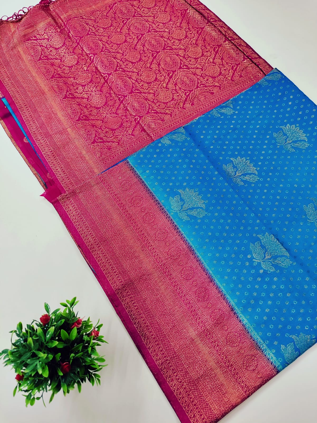 ✨ Elegant Joragat Visco – Blue Pink Radiance