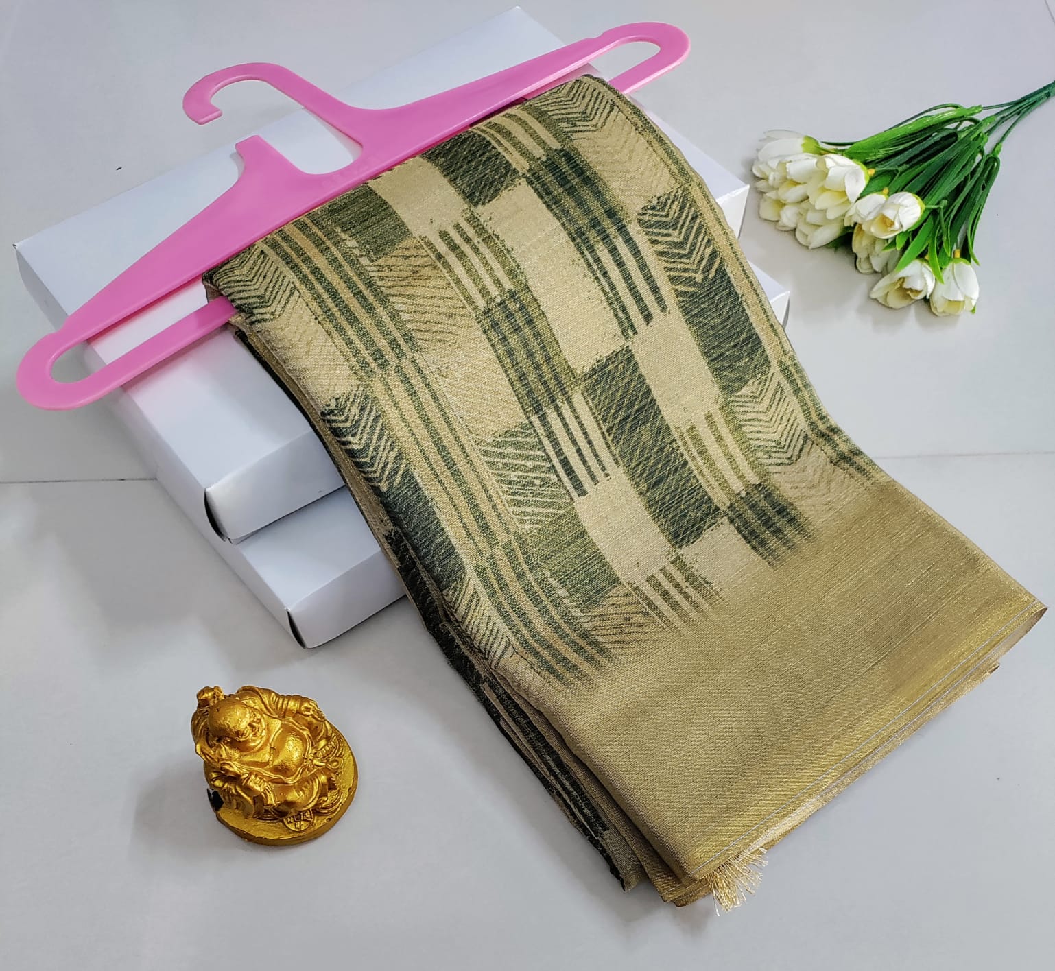 Printed Premium Cotton Glow Saree