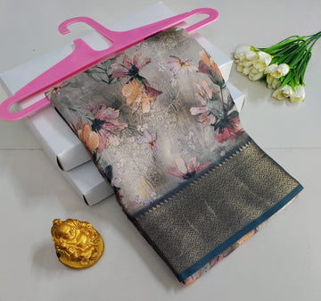 Printed Premium Cotton Glow Saree