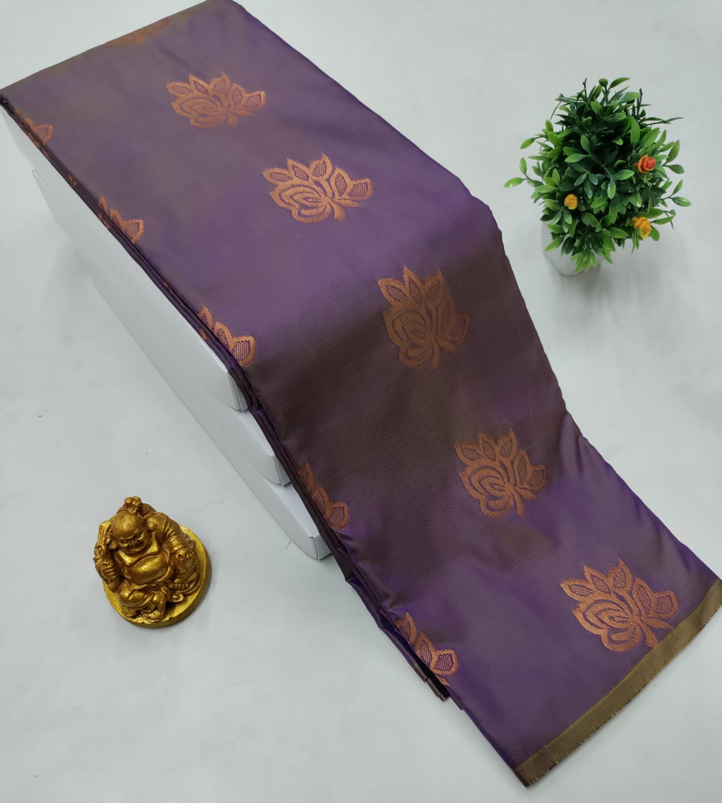 Violet Soft Silk Saree