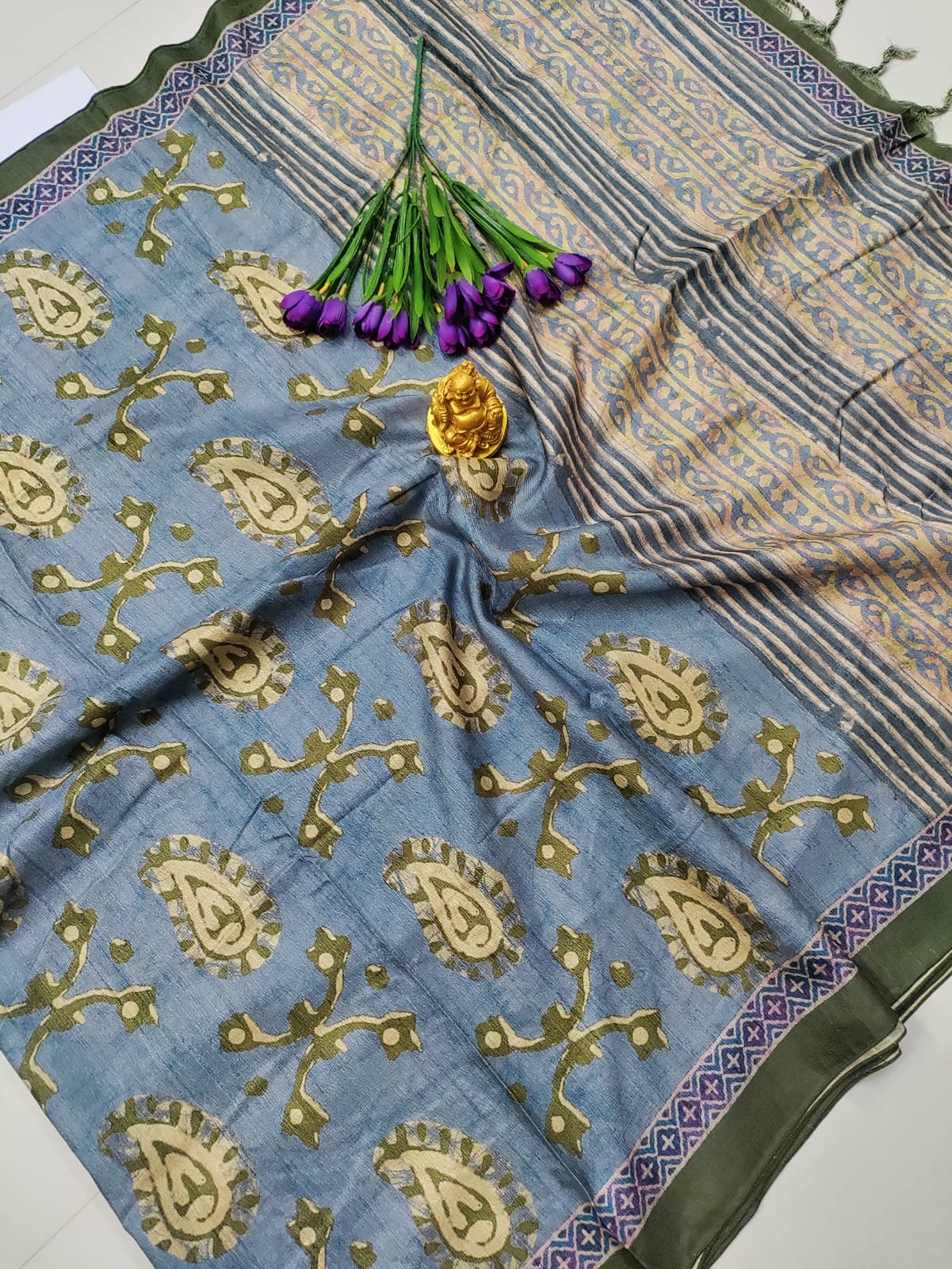 Premium Fancy Digital Floral Saree