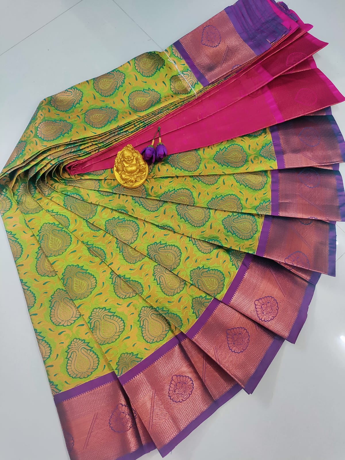 Premium Wedding Kanjivaram Soft Silk Saree