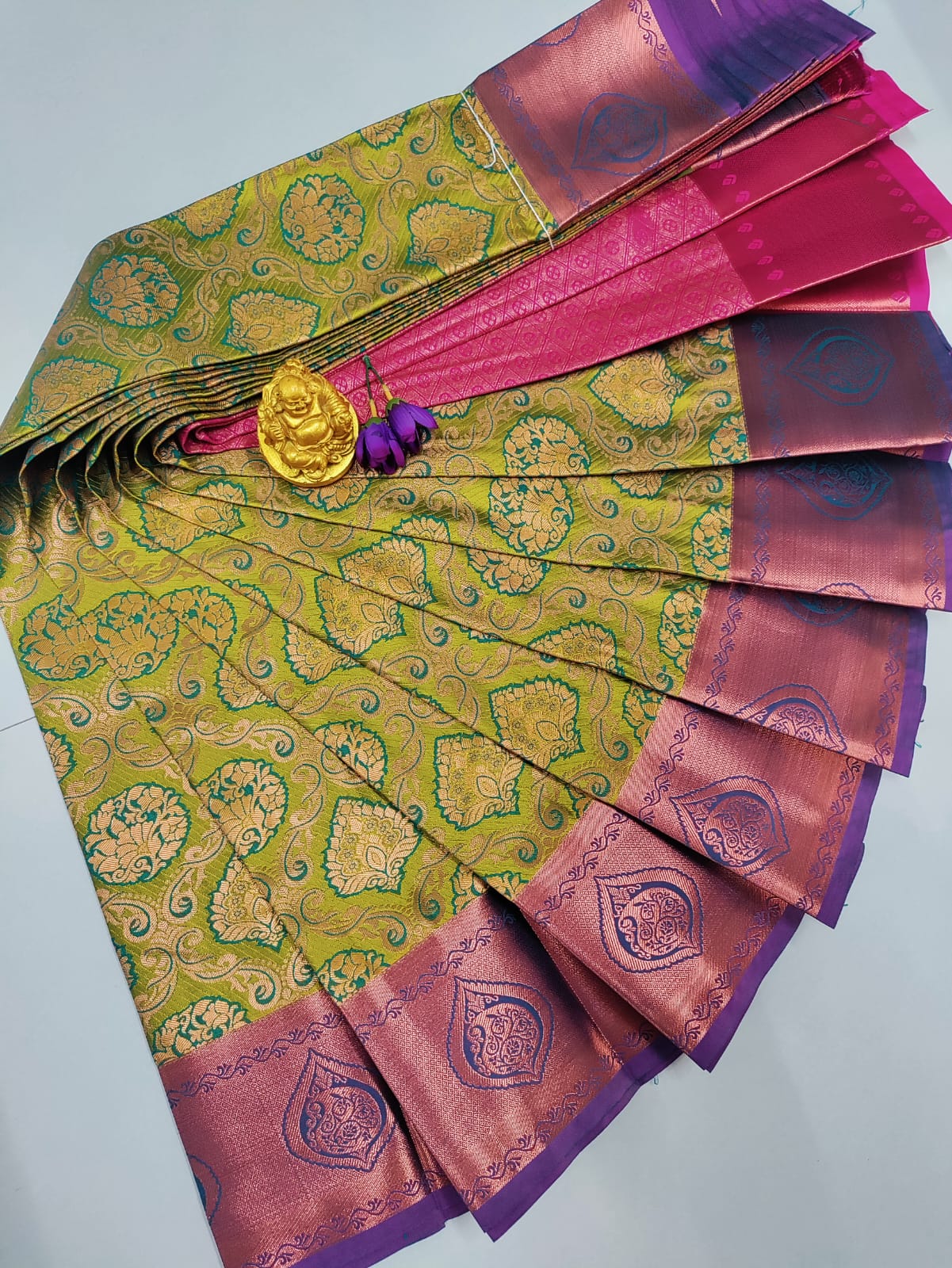 Premium Wedding Kanjivaram Soft Silk Saree