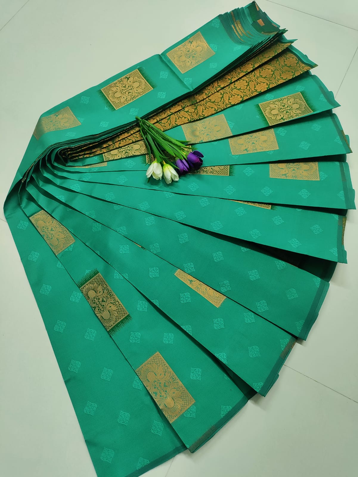Rexona Green Soft Silk Saree