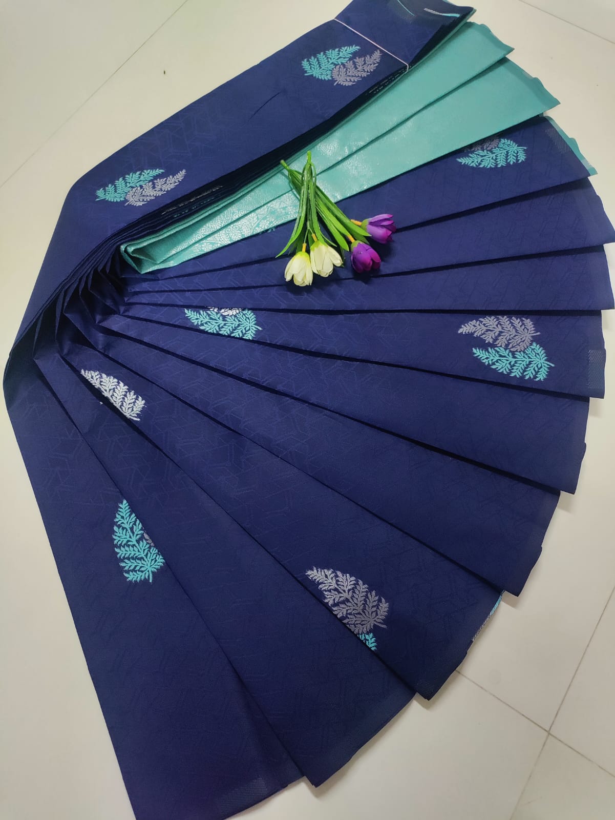 Blue Soft Silk Saree