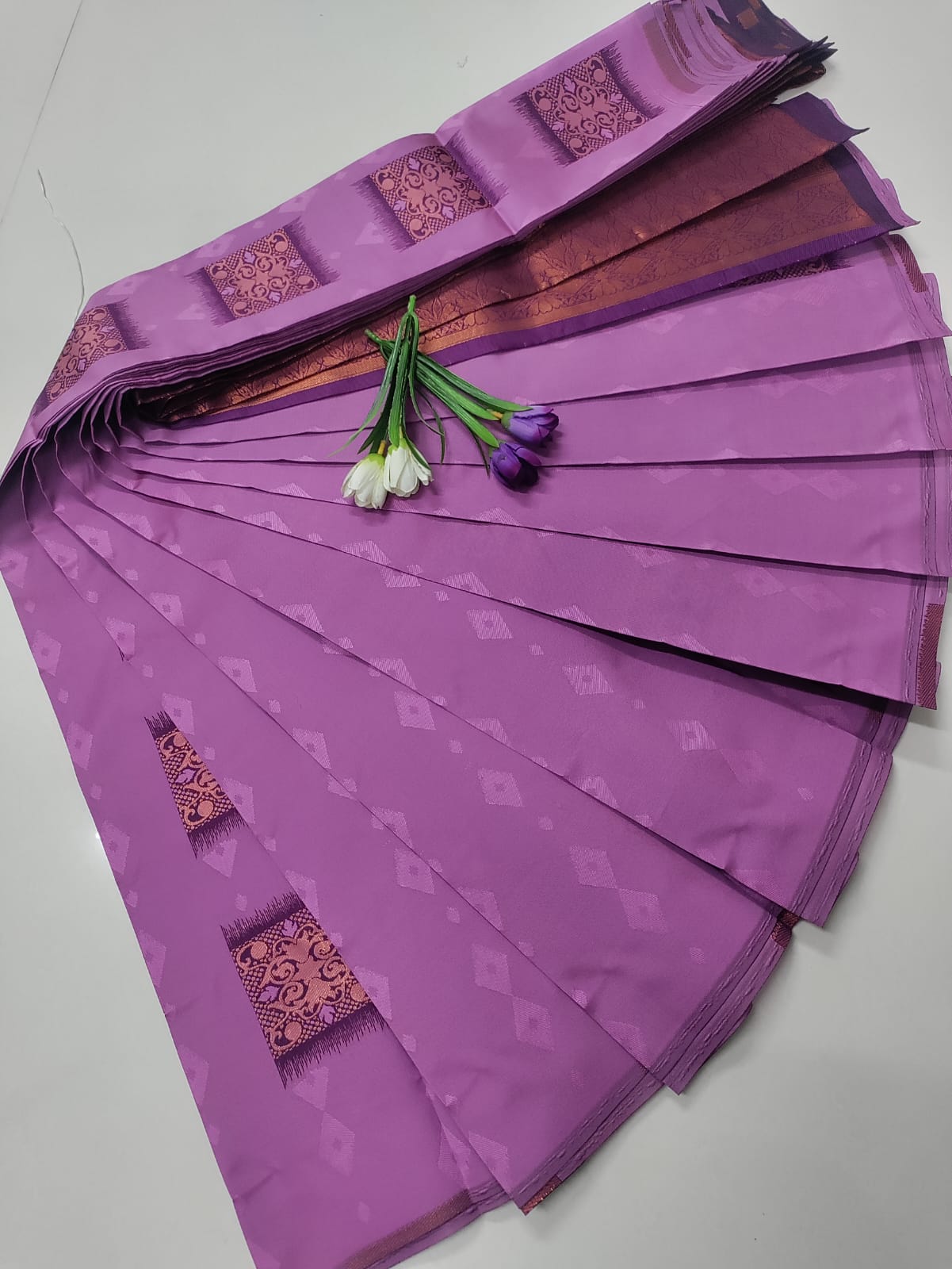 Baby Pink Soft Silk Saree