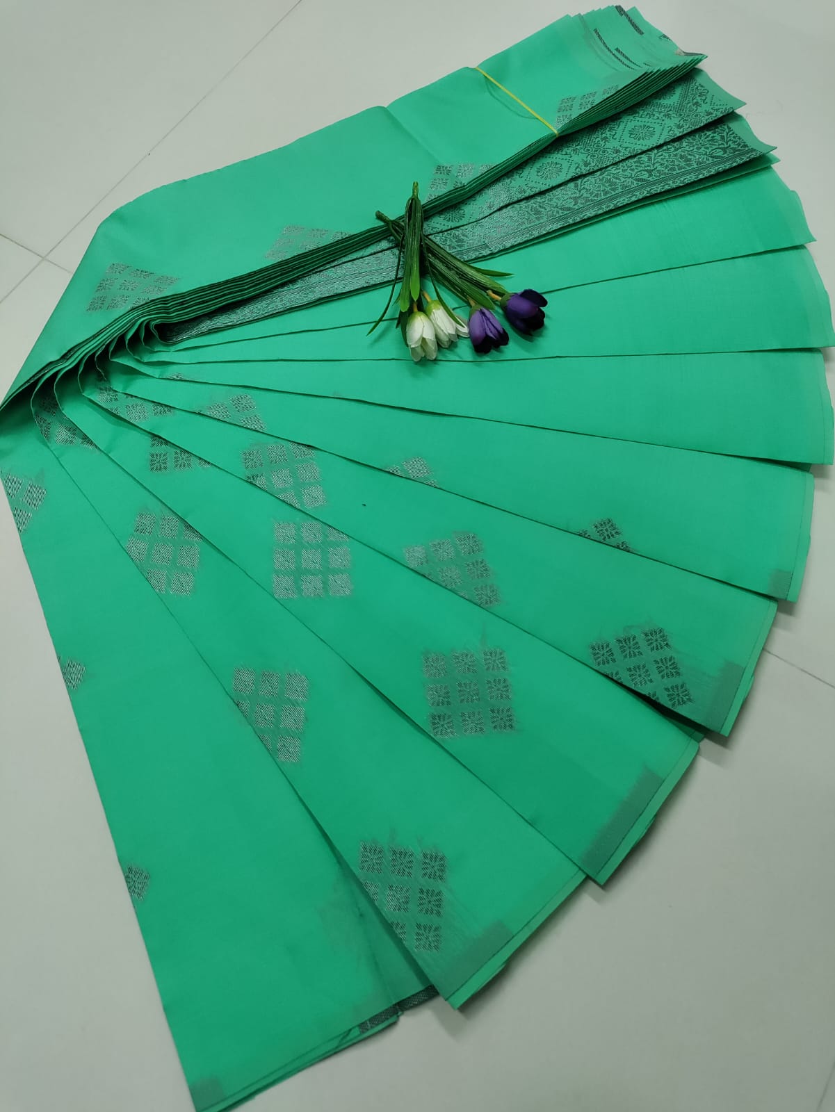 Rexona Green Soft Silk Saree