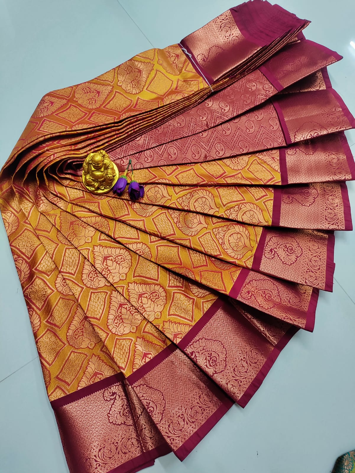 Premium Wedding Kanjivaram Soft Silk Saree