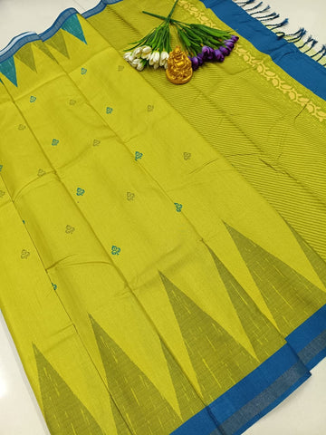 Premium Tussar Silk Saree with Rich Weaving Border