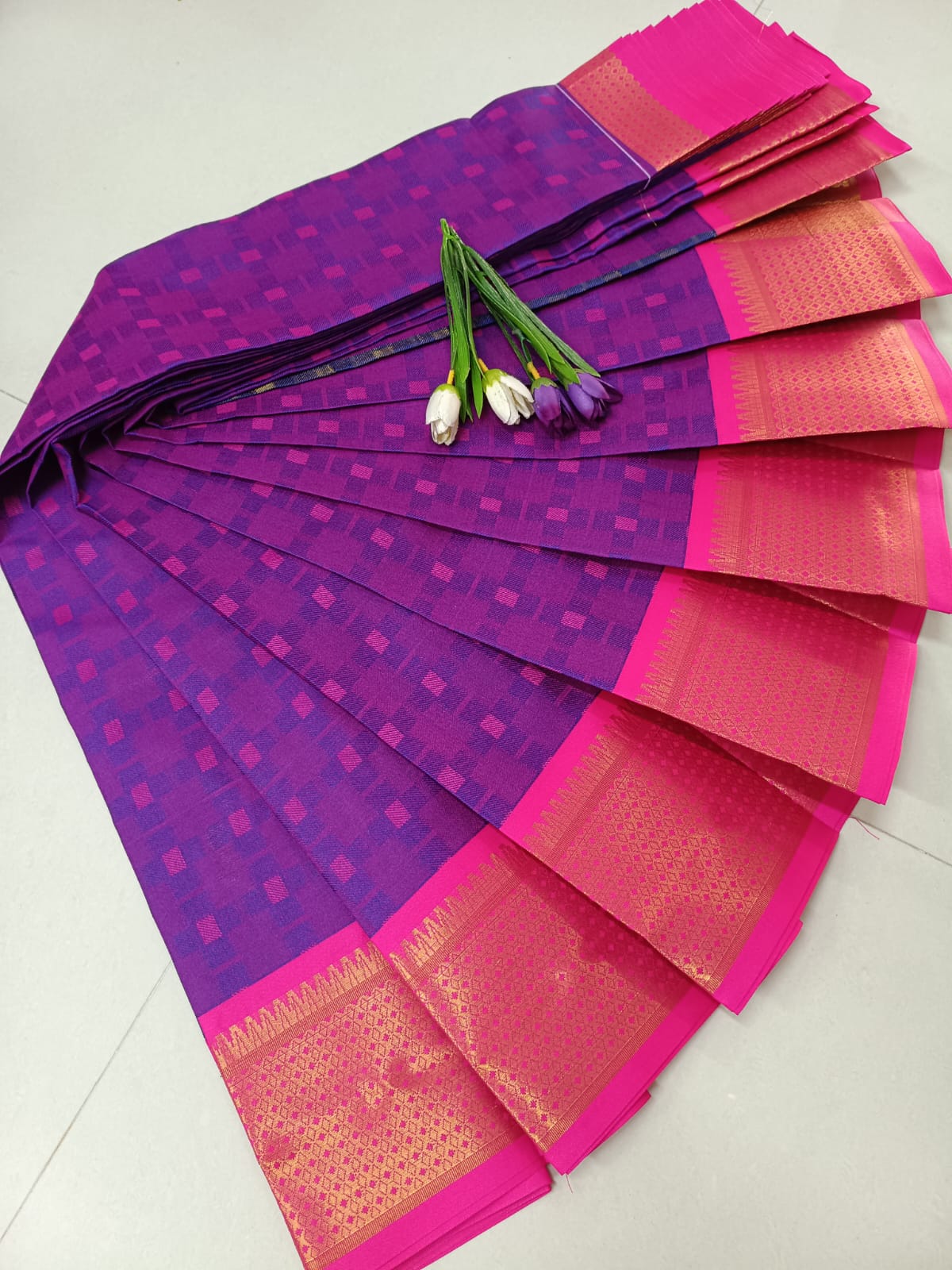 Purple – Classic Kanjivaram Silk Saree