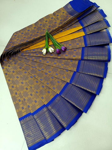Mustard Yellow – Classic Kanjivaram Silk Saree
