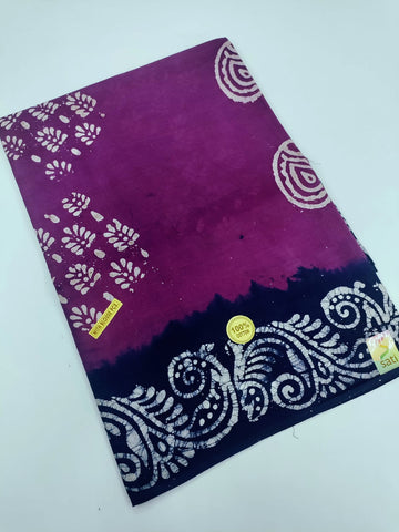 Mul Mul Printed Cotton Saree