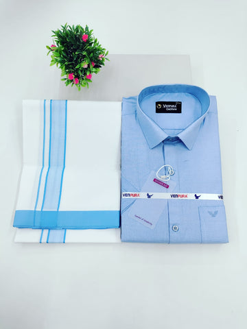Classic Cotton Dhoti Set