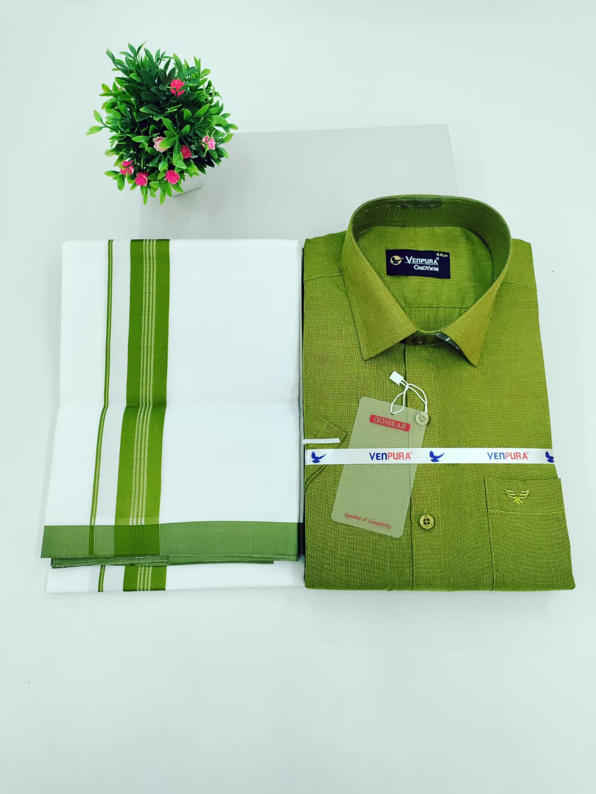 Classic Cotton Dhoti Set