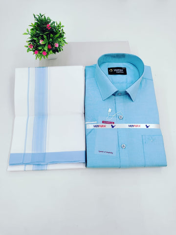 Classic Cotton Dhoti Set