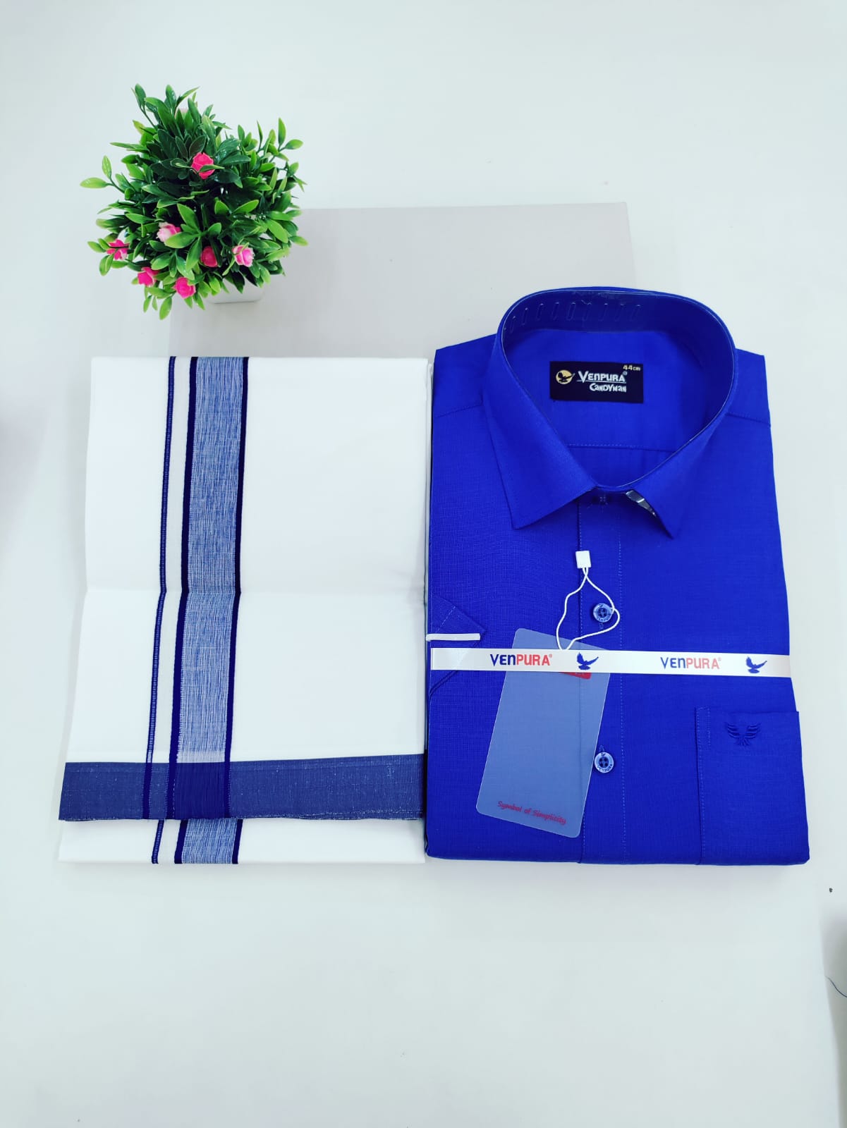 Classic Cotton Dhoti Set