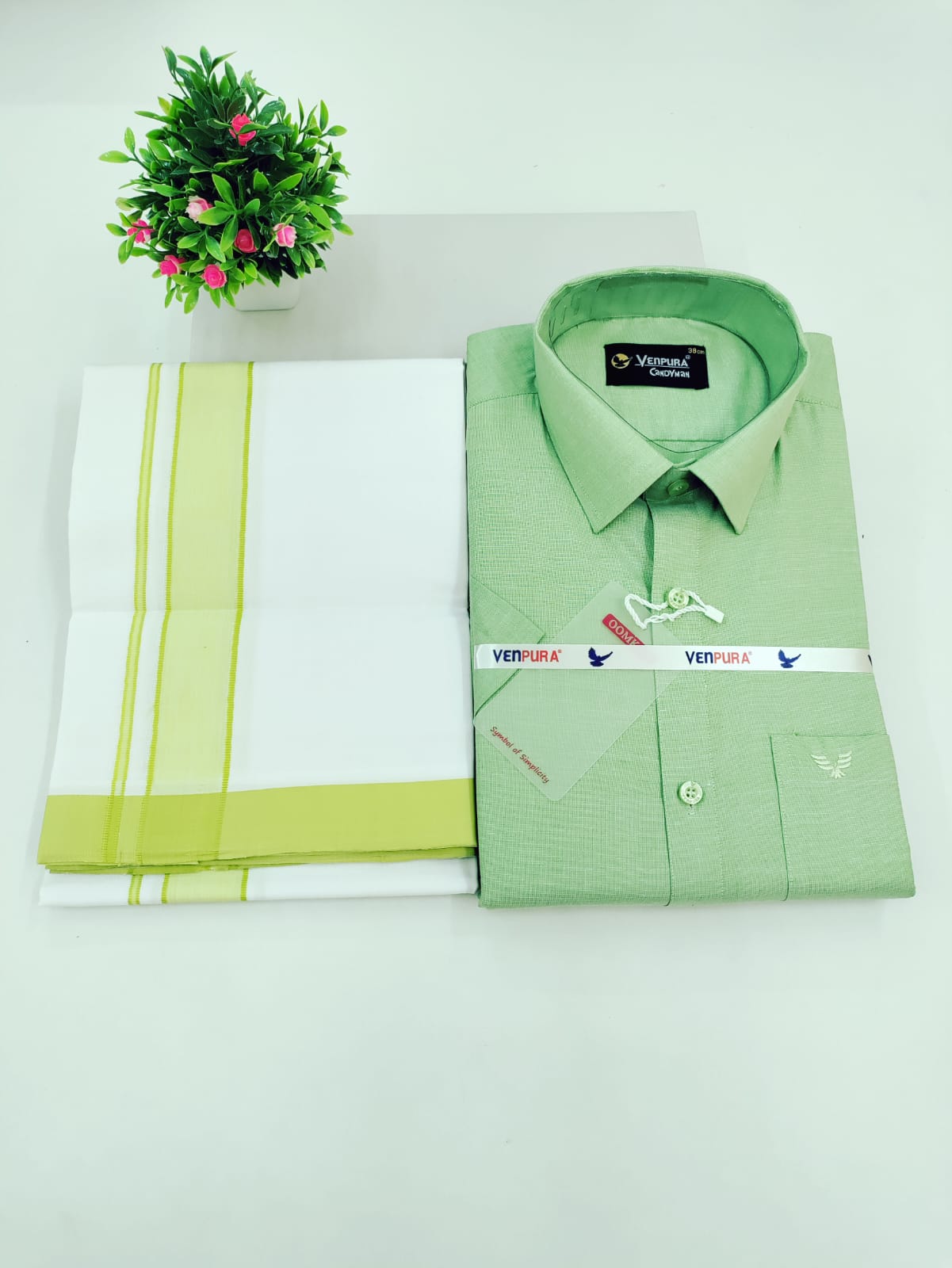 Classic Cotton Dhoti Set