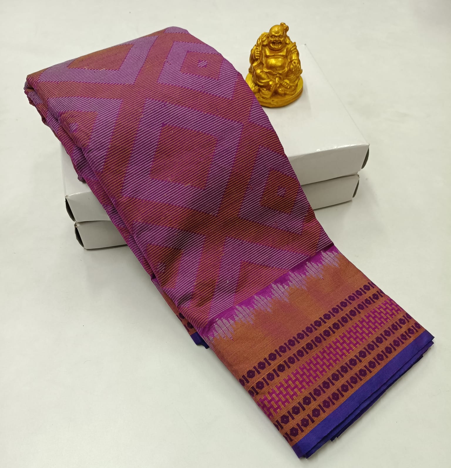 Magenta – Fancy Silk Cotton Saree