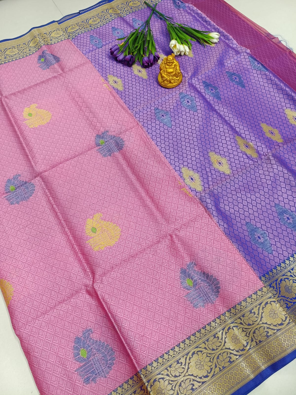 Baby Pink  – Fancy Silk Saree